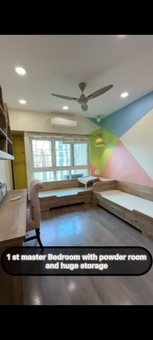 Living Room in 3 BHK Apartment at Heranadani Meadows Gemini, Ghodbunder Road – for Sale