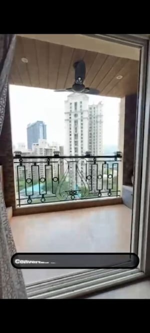 Balcony in 3 BHK Apartment at Heranadani Meadows Gemini, Ghodbunder Road – for Sale