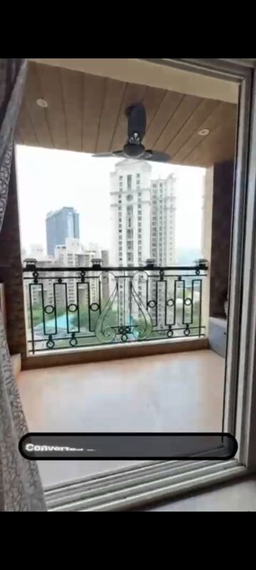 Balcony in 3 BHK Apartment at Heranadani Meadows Gemini, Ghodbunder Road – for Sale
