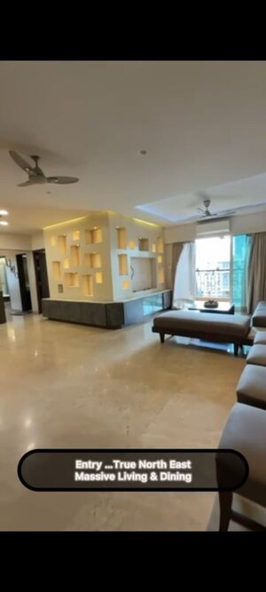 Living Room in 3 BHK Apartment at Heranadani Meadows Gemini, Ghodbunder Road – for Sale