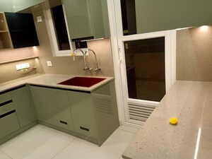 Bathroom in 3 BHK Apartment at Aparna Luxor Park, Kondapur – for Rent