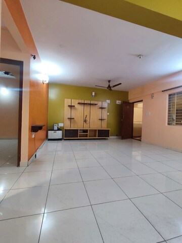 Living Room in 3 BHK Apartment at Manish Priyamvada Apartments, Btm Layout – for Rent