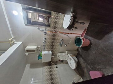 Bathroom in 1 BHK Apartment at Poonam Park View, Virar West – for Rent