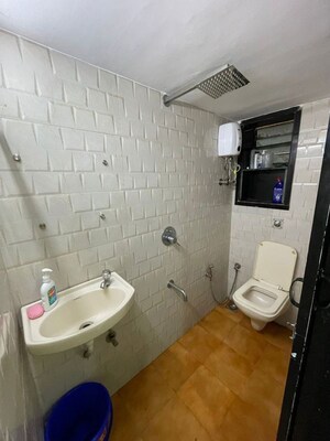 Bathroom in 1 BHK Apartment at Khar West – for Rent