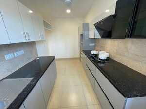 Kitchen in 4 BHK Apartment at Prestige High Fields Gachibowli, Gachibowli – for Rent