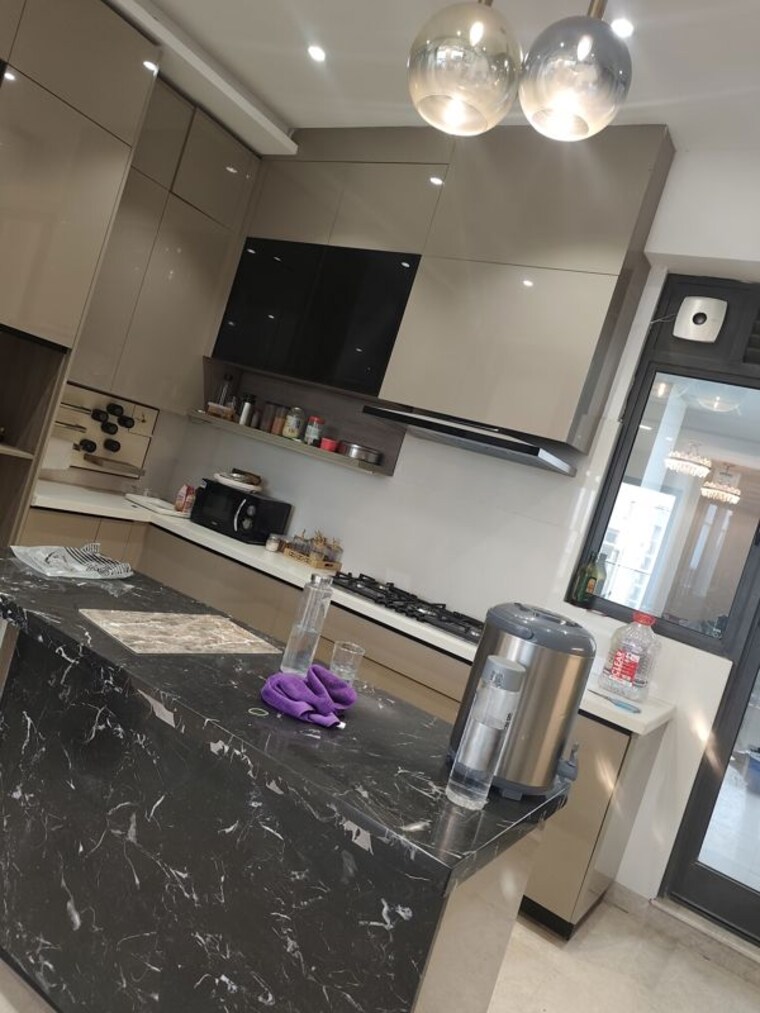 Kitchen, aba-county-107 4 Bedroom 4482 Sq.Ft. Apartment In Sector 107 Noida 9728799