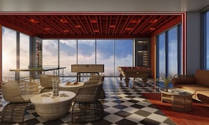 Living Room in 3 BHK Apartment at Sinthee – for Sale