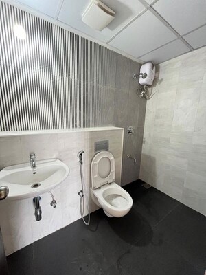 Bathroom in 1 BHK Apartment at Lodha Palava Downtown, Dombivli East – for Rent