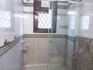 Bathroom in 4 BHK Builder Floor at Sarvodaya Enclave – for Rent