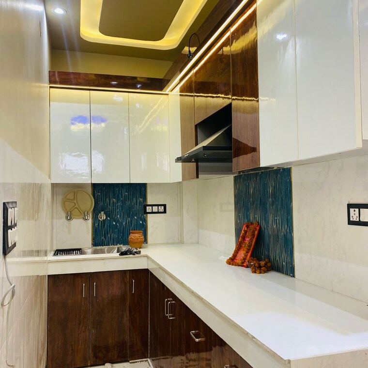 Kitchen, dwarka mor 2 Bedroom 55 Sq.Yd. Builder Floor In Dwarka Mor Delhi 9729001