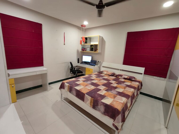 Bedroom, my-home-vihanga 3 Bedroom 1690 Sq.Ft. Apartment In Gachibowli Hyderabad 9729010