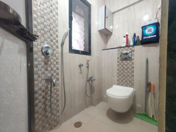 Bathroom in 3 BHK Apartment at Mittal Tower CHS, Kopar Khairane – for Sale