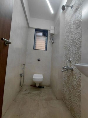 Bathroom in 1 BHK Apartment at Neminath Nemi Bhavan, Goregaon West – for Rent