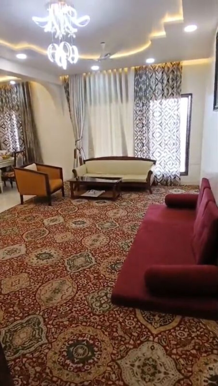 Living Room, kumar-urban-kubera-colony 2 Bedroom 1050 Sq.Ft. Apartment In Kondhwa Pune 9729051