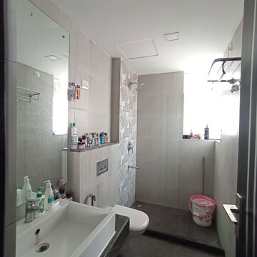 Bathroom in 2.5 BHK Builder Floor at Smart World Gems, Sector 89 – for Rent