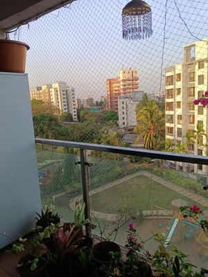 Balcony in 2 BHK Apartment at Satyam Raj Residency, Thane West – for Rent