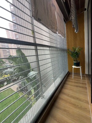 Balcony in 3 BHK Apartment at Platinum Palm Woods, Seawoods Sector 38 – for Sale