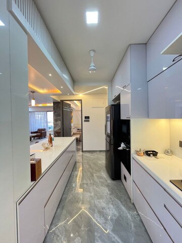 Kitchen in 3 BHK Apartment at Platinum Palm Woods, Seawoods Sector 38 – for Sale