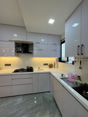 Kitchen in 3 BHK Apartment at Platinum Palm Woods, Seawoods Sector 38 – for Sale