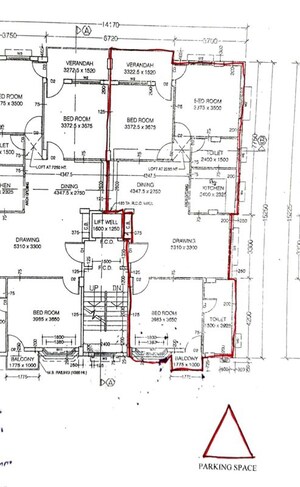 3 BHK Apartment – Map Location View at New Town - for Sale