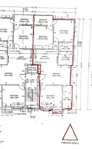 3 BHK Apartment – Map Location View at New Town - for Sale
