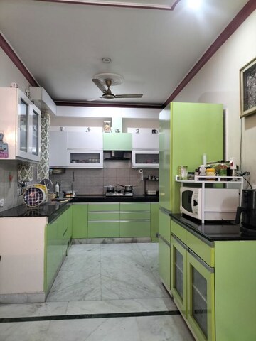 Kitchen in 3 BHK Builder Floor at Huda Market, Sector 31 – for Rent