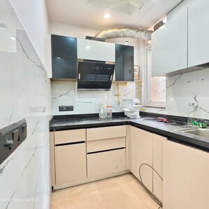 Kitchen in 1 BHK Builder Floor at Malviya Nagar – for Rent