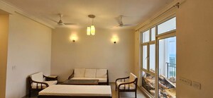 Living Room in 3 BHK Apartment at Omaxe Waterscapes, Gomti Nagar – for Rent