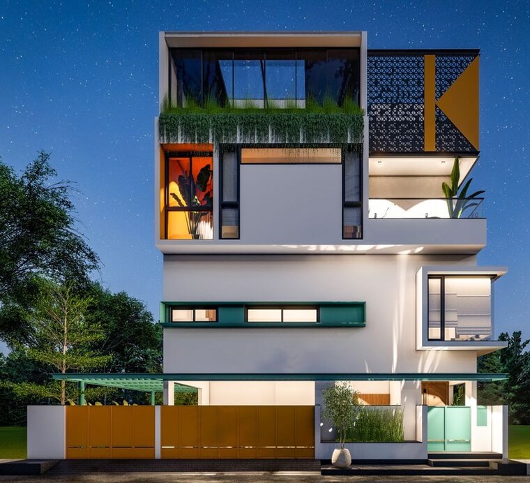 Exterior View, address-makers-the-imperial-address 3.5 Bedroom 3650 Sq.Ft. Villa In Chandapura Bangalore 9070960