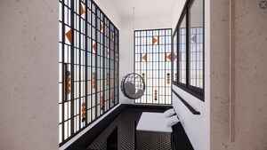 Balcony in 3.5 BHK Villa at Address Makers The Imperial Address, Chandapura – for Sale