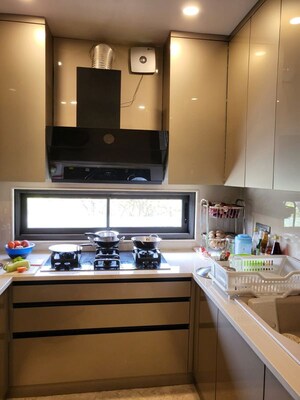 Kitchen in 3 BHK Builder Floor at Green Wood City, Sector 45 – for Rent