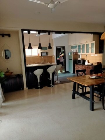 Dining area in 4 BHK Apartment at Nanakramguda – for Rent