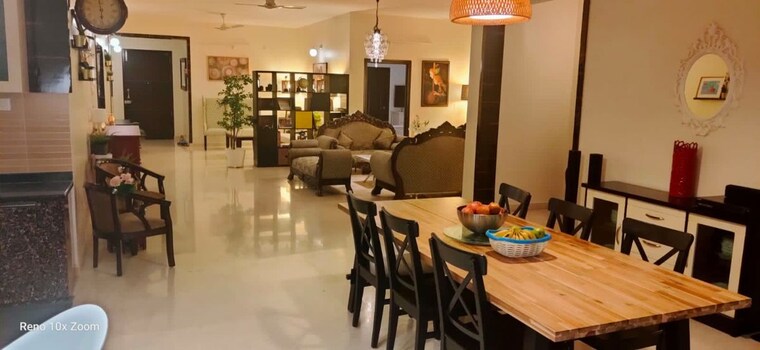 Dining area, nanakramguda 4 Bedroom 5100 Sq.Ft. Apartment In Nanakramguda Hyderabad 9729472