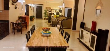 Dining area in 4 BHK Apartment at Nanakramguda – for Rent