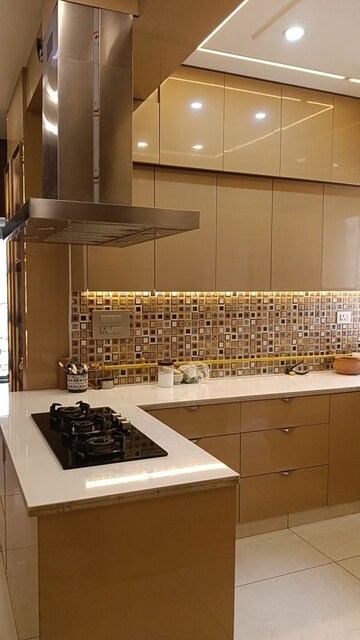 Kitchen in 3.5 BHK Apartment at JKG Palm Resort, Raj Nagar Extension – for Sale