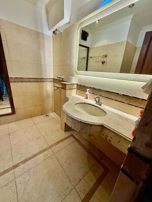 Bathroom in 3 BHK Builder Floor at Greater Kailash I – for Rent