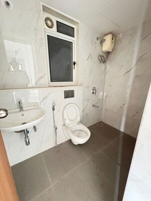 Bathroom in 2 BHK Apartment at Lodha Codename Premier, Mangaon – for Rent