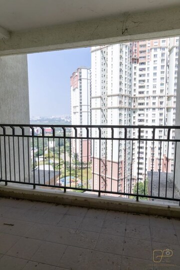Balcony in 3 BHK Apartment at Prestige Lakeside Habitat, Varthur – for Rent