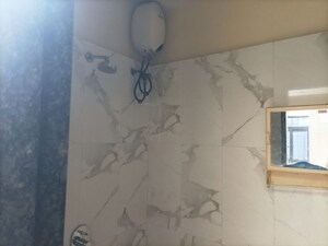 Bathroom in 1 BHK Apartment at Raunak Bliss, Ghodbunder Road – for Rent