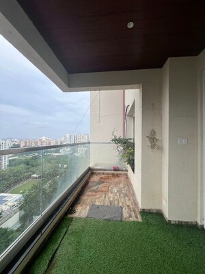 Balcony in 3 BHK Apartment at VTP Solitaire, Baner – for Rent