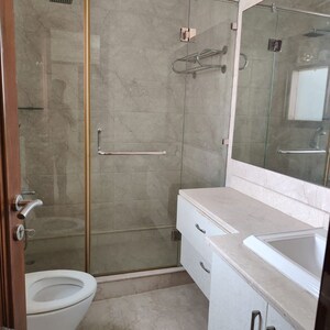 Bathroom in 4 BHK Builder Floor at Vasant Vihar – for Rent