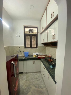 Kitchen in 2 BHK Builder Floor at Green Fields Colony – for Rent