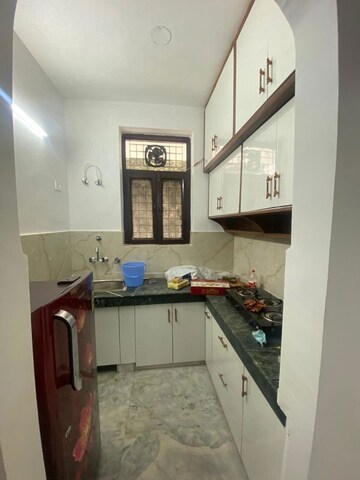 Kitchen in 2 BHK Builder Floor at Green Fields Colony – for Rent