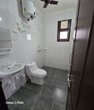 Bathroom in 1 BHK Builder Floor at Chattarpur – for Rent