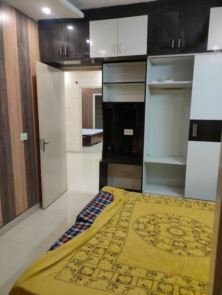 Bedroom, gomti-homes 3 Bedroom 1350 Sq.Ft. Apartment In Nabha Zirakpur 9729807
