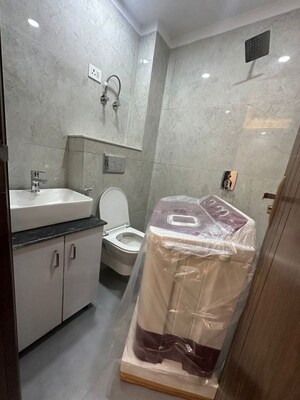 Bathroom in 2 BHK Builder Floor at Saket – for Rent
