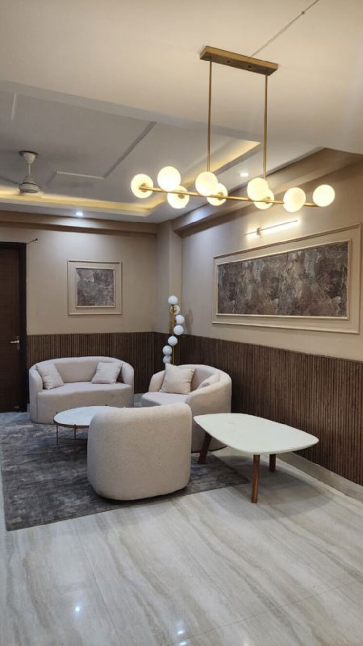 Living Room, chattarpur 3 Bedroom 1500 Sq.Ft. Builder Floor In Chattarpur Delhi 9729991