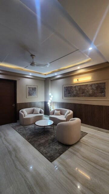 Living Room in 3 BHK Builder Floor at Chattarpur – for Rent