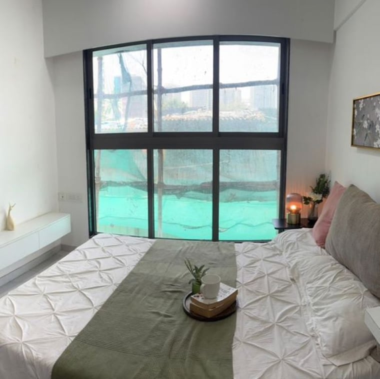 Bedroom, uk-iona 2 Bedroom 552 Sq.Ft. Apartment In Shyam Nagar Mumbai 9730106