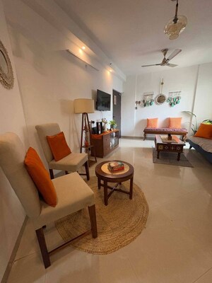 Living Room in 2 BHK Apartment at Saket – for Rent